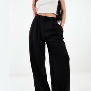 ASOS Black Wide-Leg Women's Pants